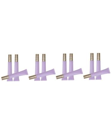 FRCOLOR 12 Pcs Frosted Eye Cream Bottle Tools Organic Makeup Travel Pack Purple Zinc Alloy 13.00X2.00X1.00CMx4pcs Purplex4pcs