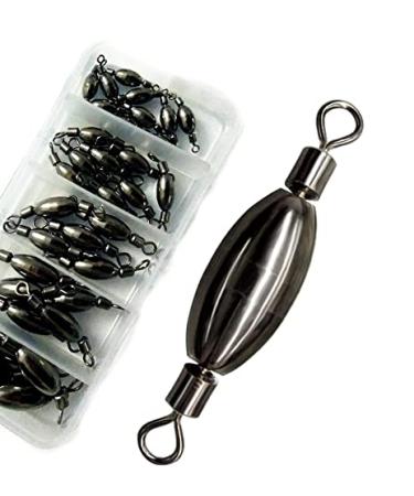 Sinrier Quick Set up Brass Fishing Sinker with Inner Swivel #7-14.5g(1/2 oz)-10pcs