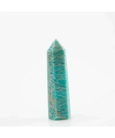 1pc 75mm-85mm Natural Polished Green Stone Point Crystal Suitable for Home Crystals Raw Stones and Minerals