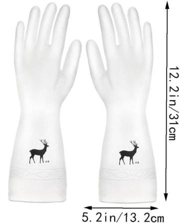 1pair Dish Washing Gloves Household Washing Up Gloves Rubber Gloves for Kitchen Washing Clothes Cleaning Tools - Buy Online on GoSupps.com