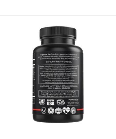 Dynamism Labs NO Extreme Pre-Workout | Boost Muscle & Stamina | Nitric Oxide Supplement with AKG OKG B6 B12 & Green Tea | 120 Capsules Made in USA - Buy Online on GoSupps.com
