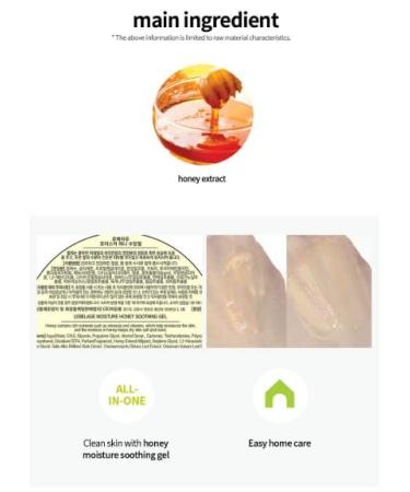 LEBELAGE Honey Soothing Gel 10.14 fl oz | Lightweight Moisture Gel with Honey Extract | Fast-Absorbing Face & Body Gel for Daily Skincare Routine - Buy Online on GoSupps.com