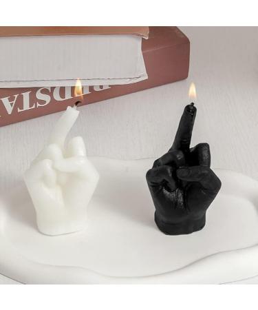 Creative Finger Shape Middle Finger Scented Candle | Funny & Unique Blue Candle for Home D cor | International Shipping Available - Buy Online on GoSupps.com