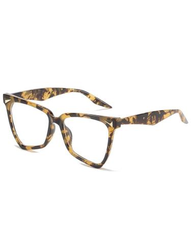 Blue Light Blocking Clear Vision Computer Readers Classic Reading Glasses Eyewear Flat Light Mirror for Women/Men 2.50 C2
