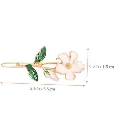 Beavorty 2 Sets hairpin girls hair band girls hair tie hair ties for girls gold hair clips for women floral hair barretes flower hair bands alloy women's side clip pear blossom - Buy Online on GoSupps.com