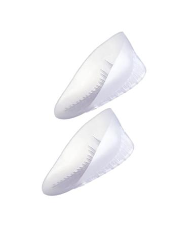 NOLITOY 1 Pair Sports Ankle Pad Foot Correction Supplies Heel Mat Silicone Heel Cushion Anti-wear Foot Care Pads Heel Cushions Half Yard Pads Softer Heel Pad Silicone U-Shaped Pads