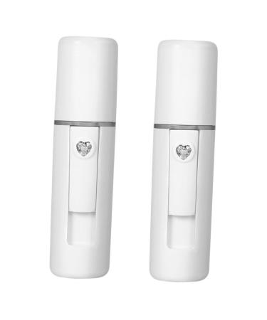 Beatifufu 4 Pcs Spray Meter Diffusers Women Face Humidifier Air Diffuser Oil Diffuser Humidifier White Plastic