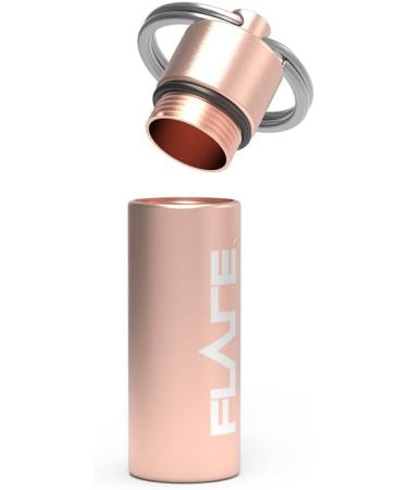 Flare Audio Capsule Rose Gold - Durable Lightweight Aluminum Keychain - Waterproof - Buy Online on GoSupps.com
