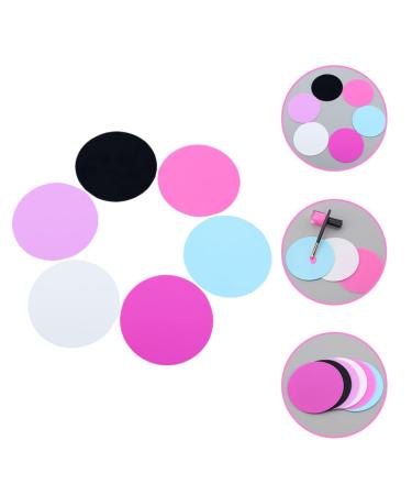 Lurrose 6-Piece Mixing Palette Set | Nail Color Mixing Plates & Tools for Nail Art Pigment Mixing & Manicure | International Shipping - Buy Online on GoSupps.com