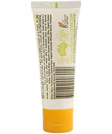 Jack N Jill Kids Natural Toothpaste - Fluoride-Free Organic Banana & Blueberry Flavor - BPA & SLS Free - 1.76 oz (Pack of 2) - Buy Online on GoSupps.com