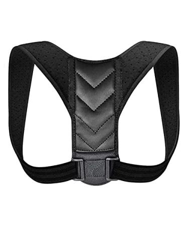 Adjustable Back Posture Corrector Brace Support Belt Clavicle Spine Back Shoulder Lumbar Posture Correction Black lofty ambition