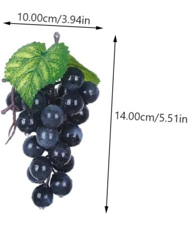 Artibetter 12 Pcs Artificial Bunch of Grapes Faux Greenery Garland Greenery Wreath Mini Decor Shop Window Decoration Lifelike Wet Grape Clusters Simulation Fake Grape Fake Grape Models Starch Blackx2pcs 10X14CMx2pcs - Buy Online on GoSupps.com