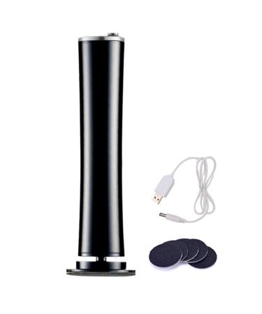 Knnuey Electric Callus Remover Foot File Foot Foot Heel Care Tool + Sandpaper Black