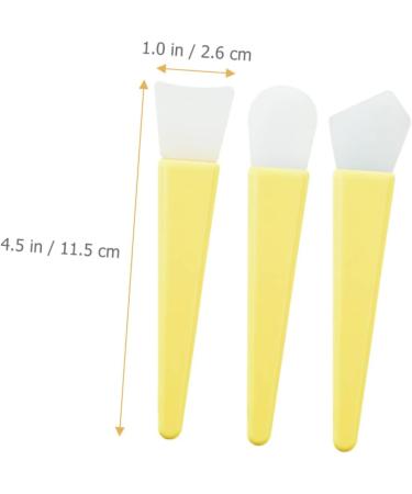Beavorty 2 Sets mask brush facemask applicator Acid Applicator Brush silicone cosmetic Beauty Tools cosmetic spatula facemask mixing tool makeup spoon Miss Silica gel mud skin care - Buy Online on GoSupps.com