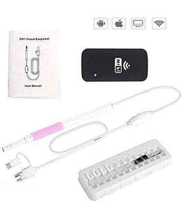 Marycan 5.5mm HD Ear Wax Removal Kit - Wireless Smart Phone Otoscope with WiFi Camera - 6 LED Lights - for Adults, Kids, Pets - Co Pink - Buy Online on GoSupps.com