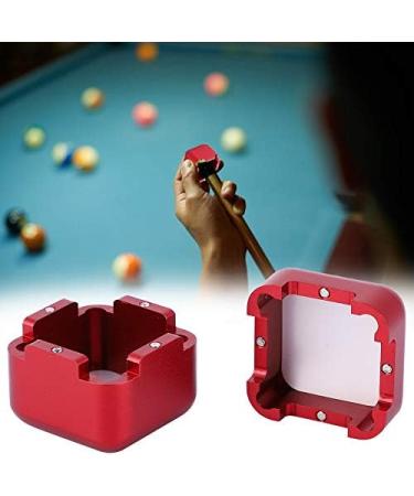 Vgeby Snooker Pool Chalk - Durable Aluminum Billiard Tip Chalk in 3 Colors | Portable Kreideetui (Red) for International Shipping - Buy Online on GoSupps.com