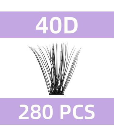 LASH Extension Set B & Q - 280 PCs Eyelash Extensions 9-16Mix | 40D Ocitanian Set with Eyeliner Glue Remover & Applicator for Beginners - Buy Online on GoSupps.com