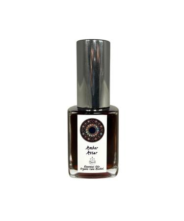 Amber Attar Essential Oil Perfume-30 ml Parfum Extrait Concentrate Blended with Certified Organic Cane Alcohol