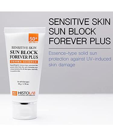 Histolab Sun Block Forever Plus SPF 50+/PA+++ for Sensitive Skin - Korean Skin Care - Buy Online on GoSupps.com