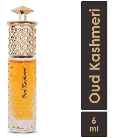 Oud Kashmeri Premium Attar Woody Balsamic & Spicy Soothing Fragrance Long Lasting Roll on Itra For Men| 6ml - Buy Online on GoSupps.com