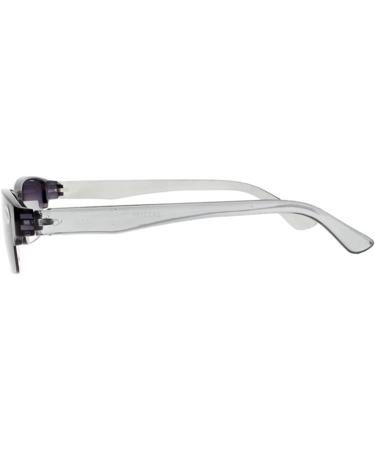 Men & Women Anti-Reflective Half Rim Tinted UV400 Sun Reading Glasses | +1.0 to +4.0 | Gray - Buy Online on GoSupps.com