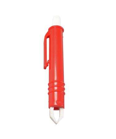 Worparsen Mite Remover Compact Tweezers Clip Rabbit Flea Removal Tool Robust Ergonomic Handle Red