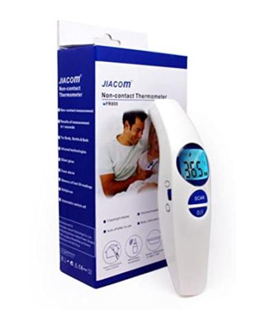Forehead Thermometer for Fever Digital Medical Infrared Thermometer for Adults Kids Baby and Objects Non-Contact Thermometer with Instant Accurate Reading Fever Indicator and Memory Function