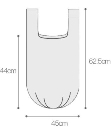 Biodegradable Trash Bag Dustbin Bin Liners Fully Biodegradable Garbage Bag Degradable Corn Starch for Kitchen Bedroom Office Garbage Bag - Buy Online on GoSupps.com