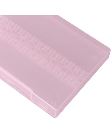 14 Holes Professional Nail Art Polishing Grinding Drill Bit Holder Storage Box (Pink) - Buy Online on GoSupps.com