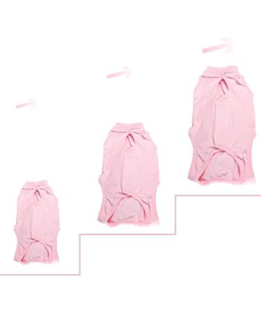 Easy Joy Recovery Suit for Cats | Postoperative Litter Clothing for Abdominal Wounds & Skin Diseases | Soft Indoor Pet Apparel (Small Pink) - Buy Online on GoSupps.com