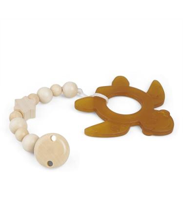 Buy Green Woodpecker Organic Bite Ring - Natural Rubber Baby Teether BPA Free Soft Gum Massager & Motor Skills Toy - Brown Turtle (639-V2) - Buy Online on GoSupps.com