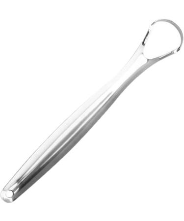 Stainless Steel Tongue Cleaner - Wide Head Design for Optimal Oral Hygiene | Eco-Friendly & Durable - Buy Online on GoSupps.com