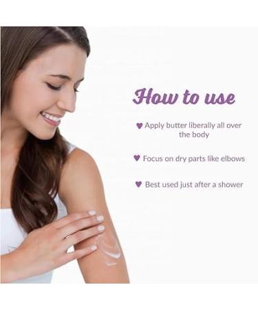 P_lu_m BodyLovin Vanilla Vibes Body Butter - Intense Moisture Non-Greasy & Quick Absorbing Shea Butter for Dry Skin - Warm Vanilla Fragrance (200g - Buy Online on GoSupps.com