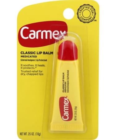 CARMEX Original Lip Balm Tube - Soothing Moisture for Dry Lips | International Shipping Available - Buy Online on GoSupps.com