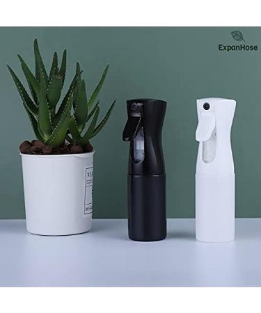 ExpanHose Hair Spray Bottle Continuous Water Mister Spray Bottle Empty Aerosol Fine Mist Curly Hair Spray Bottle for Taming Hair in Morning Hairstyling Plants Pets Cleaning-5.4oz/160ml (Black) - Buy Online on GoSupps.com