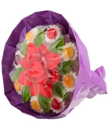  Jung Look-o-Look Bouquet of heart-shaped cabbage flowers and fruit gum flowers tied in a bouquet for birthday Mother's Day wedding anniversary - Buy Online on GoSupps.com