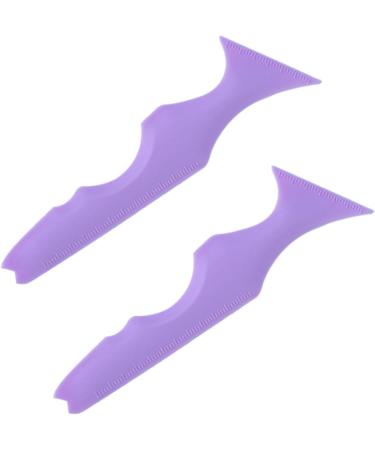 Didiseaon 8 Pcs Silicone Beauty Ruler Eyelash Spoolies Eyeliner Guide Template Eyeliner Guide Aid Blindfold - Buy Online on GoSupps.com