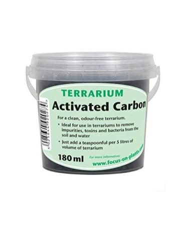 Growth Technology Ltd MDTAC180 Terrarium Activated Carbon (Charcoal) 180ML Tub - Buy Online on GoSupps.com