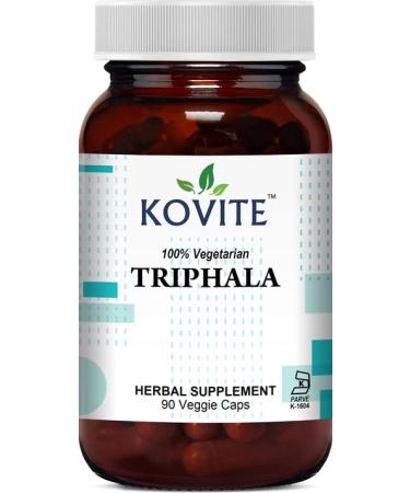 Kovite Organic Triphala 500 mg - 90 Vegetable Capsules