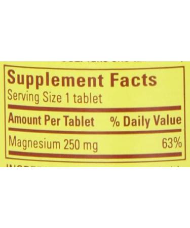 Nature Made Magnesium 250 mg - 100 Tablets | Supports Muscle & Nerve Health - Buy Online on GoSupps.com