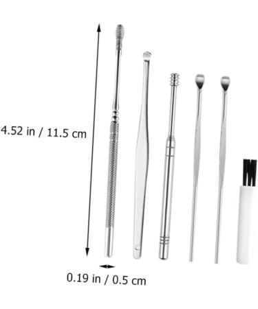 3 Sets Stainless Steel Ear Cleaning Kit with LED Ear Wax Removal Tool - Buy Online on GoSupps.com