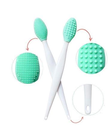 Silicone Exfoliating Lip Brush Tool - Double-Sided (3PCS) - Buy Online on GoSupps.com