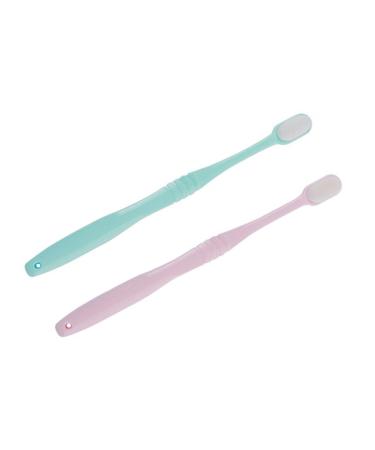 Kombiuda 2st sensitive toothbrush extra soft toothbrush brisk toothbrush children's toothbrush dental floss nylon toothbrush portable toothbrush adult capacity