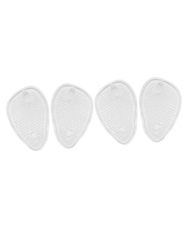 NOLITOY 8 Pairs Forefoot Cushion Inserts Plantar Insoles Forefoot Metatarsal Pads Insoles for High Heels Sandals Pads Sandals Gel Pads Foot Protector Arch Support Pad Massage