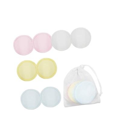 8th Cotton Round Washable Facial Cleaning Towels | Reusable Make-up Pads & Peeling Pads - Bamboo Cotton 8pcs - Buy Online on GoSupps.com