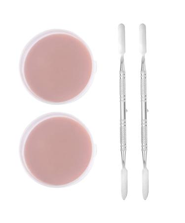 Lurrose make-up tools 2PCs scar wax kit fake shape skin wax effects body paint halloween set fake nose make-up scar body color with spatula for festival make-up tool