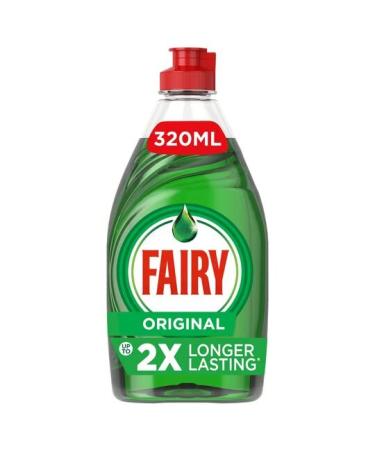 Fairy Original Washing Up Liquid With Upto 2X Longer Lasting 320ml