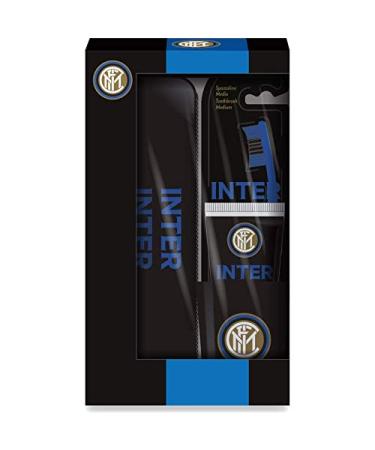 Sodico Naturaverde | Kids - Football Team - Oral Care Kit Manual toothbrush with medium bristles 75ml mint toothpaste glass with logo and case with logo