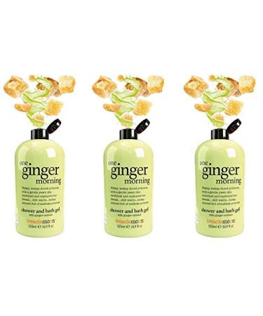 Treacle Moon One Lot de 3 gels douche et bain au gingembre 500 ml