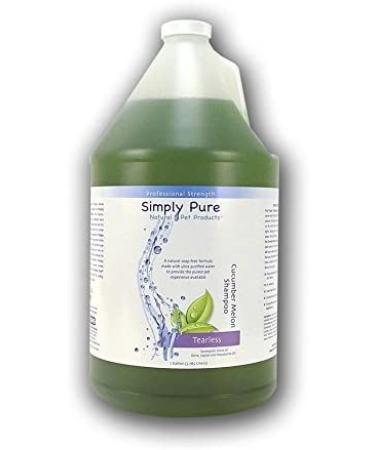 Simply Pure Pet Tearless Cucumber Melon Shampoo Concentrate - 1 Gallon (128oz) - Buy Online on GoSupps.com